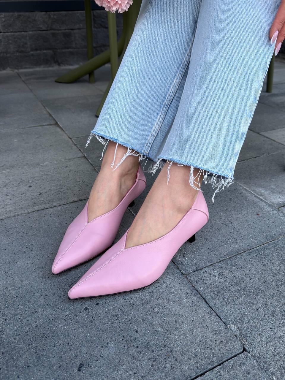 Pointed Toe Kitten Heel Pumps | Genuine Leather Suede V-cut Flats - Etsy