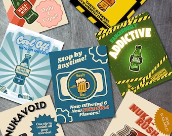 NukaCola Advertisement Stickers
