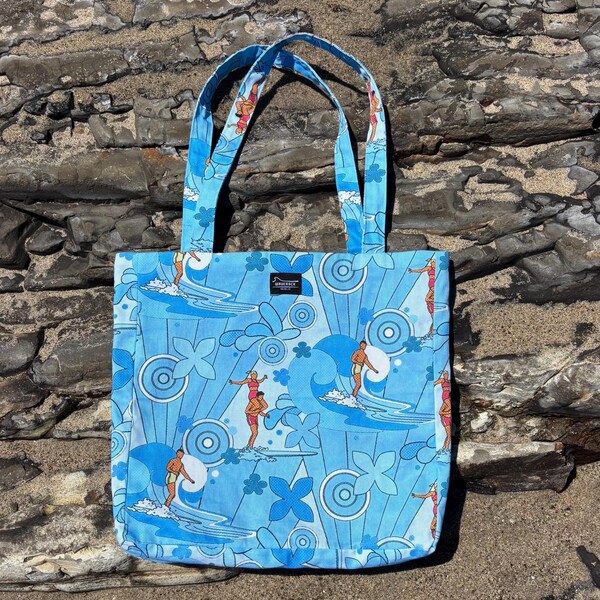 Bolsa Tote Estilo Surfista | Bolsa de Praia Artesanal | Acessório de Praia