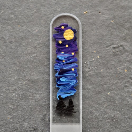 Crystal Glass Nail File With Case Etsy