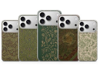 Art Nouveau Phone Case Fancy Aesthetic Cover for iPhone 17, 16 Pro, 15, 14, 13, 12, Samsung S26, S25, S24, S23, S22, A17, Pixel 10A, 9A , 9