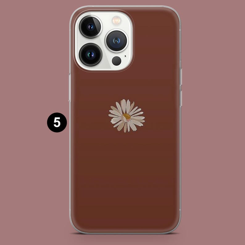 Minimalistiskt telefonskal Sött minimalistiskt blomfodral för iPhone 17, 17Pro, 16, 15, 14, 13, Samsung S25, S24Fe, S23, A16, A56 Pixel 10Pro, 9A 5