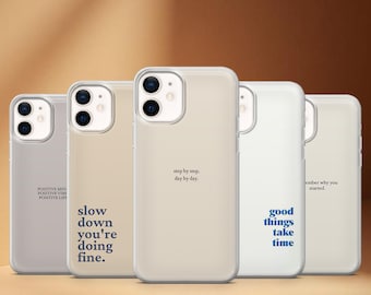 Inspirational Phone Case Inspiring Optimistic Cover for iPhone 17, 17Pro, 16, 15, 14, 13, Samsung S25 S24Fe, S23, A16, A56 , Pixel 10Pro, 9A