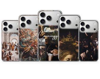 Caravaggio Phone Case Baroque Art Renaissance Cover for iPhone 17, 16 Pro, 15, 14, 13, Samsung S26, S25, S24, S23, S22, A17, Pixel 10A, 9A