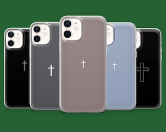 Mobilskal med kors, kristen Jesus Gud, för iPhone 17, 17Pro, 17 Air, 15, 14, 13, 12, Samsung S25, S24Fe, S23, A16, A56 Pixel 10Pro, 9A