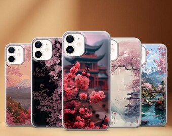 Anime Outdoor Handyhülle Cartoon Japanischen Cover für iPhone 17, 17Pro, 16, 15, 14, 13, 12, Samsung S25 S24Fe, S23, A16, A56, Pixel 10Pro, 9A