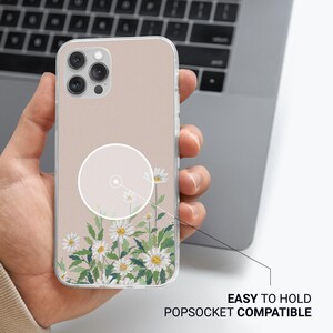Minimalistiskt telefonskal Sött minimalistiskt blomfodral för iPhone 17, 17Pro, 16, 15, 14, 13, Samsung S25, S24Fe, S23, A16, A56 Pixel 10Pro, 9A bild 7