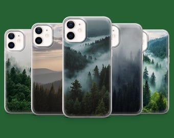 Forest Phone Case Mountain Landscape Cover for iPhone 17, 17Pro, 16, 15, 14, 13, 12 , Samsung S25, S24Fe, S23, A16, A56, Pixel 10Pro , 9A