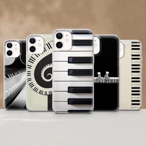 Elegant Piano, Music Keyboard Case, iPhone 17 16 15 14 13 Max Mini