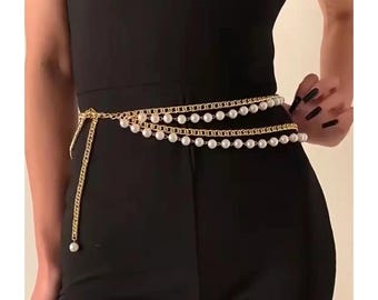 tailleketting met een eenvoudig en veelzijdig temperament, meerlaagse bodyketting, pittige meisjesstraatnachtclub