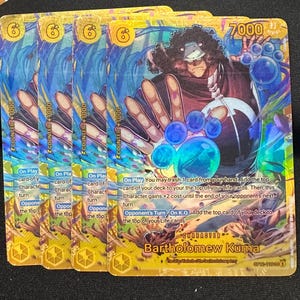 PROXY Spielset (4x Kopien) Bartholomäus Kuma op12-119 ein Stück Englisch KOSTENLOSER VERSAND für die USA