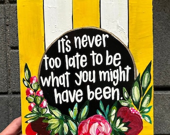 It's Never Too Late