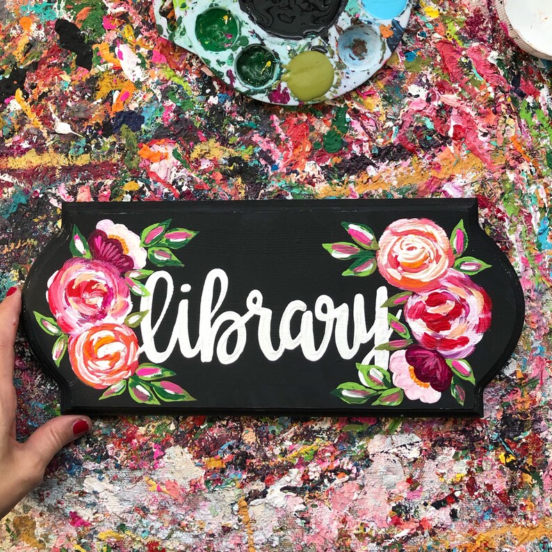 Large Library Sign image 3