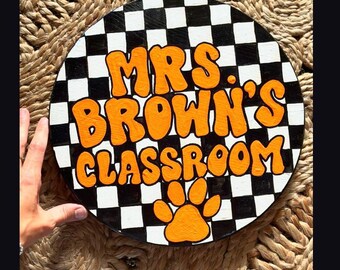 Custom Teacher Sign