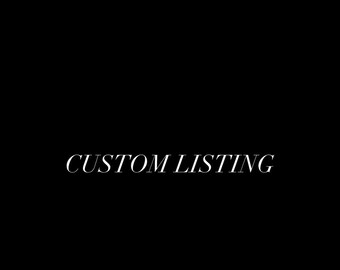 Custom Listing (wedding sign)