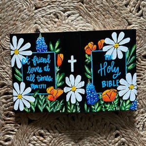 A Friend Verse Painted Bible