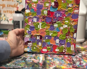 Confetti Colorful Abstract Fun Painting