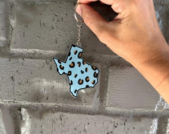 Texas Acrylic Keychain