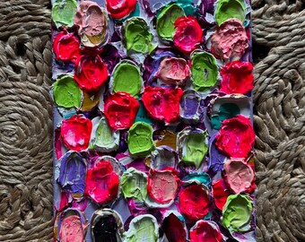 Extra Textured Acrylic Mixed Media Painting