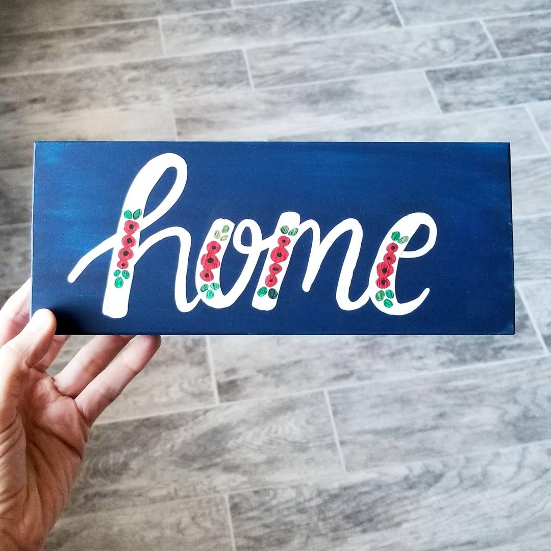 Home Sign Etsy