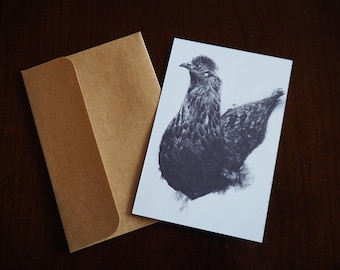 Hand drawn Pencil Postcard 4x6