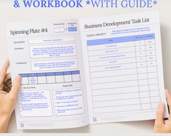 Simple New Realtor Business Plan Workbook: With Educational Coaching Guide & Canva Template (Digital Download)