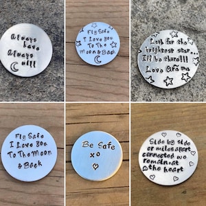 Personalized Pocket Token for Him or Her