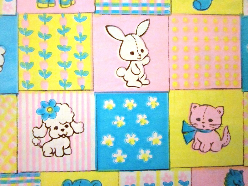 Vintage Wrapping Paper Full Sheet Gift Wrap New Baby Etsy