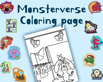 Kula Ausmalseite: Kostüm Handwerker Cartoon Charakter