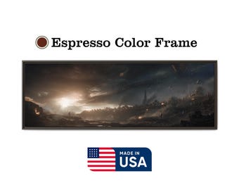 Póster o lienzo de Avengers Endgame: Capitán América vs. Thanos, listo para colgar.