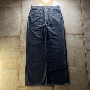 Acne Studios 2021M Regular Fit Baggy Wide-leg Jeans Vintage Black size 34 image 1