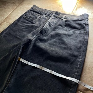 Acne Studios 2021M Regular Fit Baggy Wide-leg Jeans Vintage Black size 34 image 10