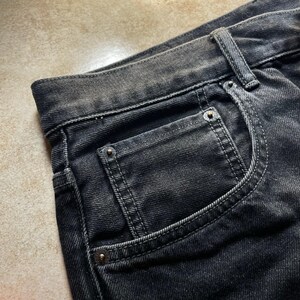 Acne Studios 2021M Regular Fit Baggy Wide-leg Jeans Vintage Black size 34 image 5