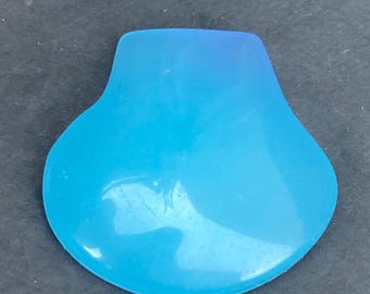 Dyed Blue Chalcedony Freeform Cabochon | Sky Blue Quartz Stone | Polished Gemstone | Jewelry Making Supply