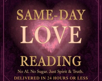 Same Day Non-AI Love Tarot Readings | Straight-Up Truth | Brutal Honesty