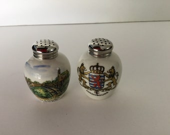 Vintage Luxembourg salt and pepper shakers