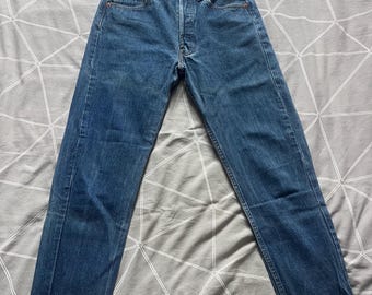 Levi's 501 Vintage Denim Blue Jeans W36L32 Made in USA - Etsy