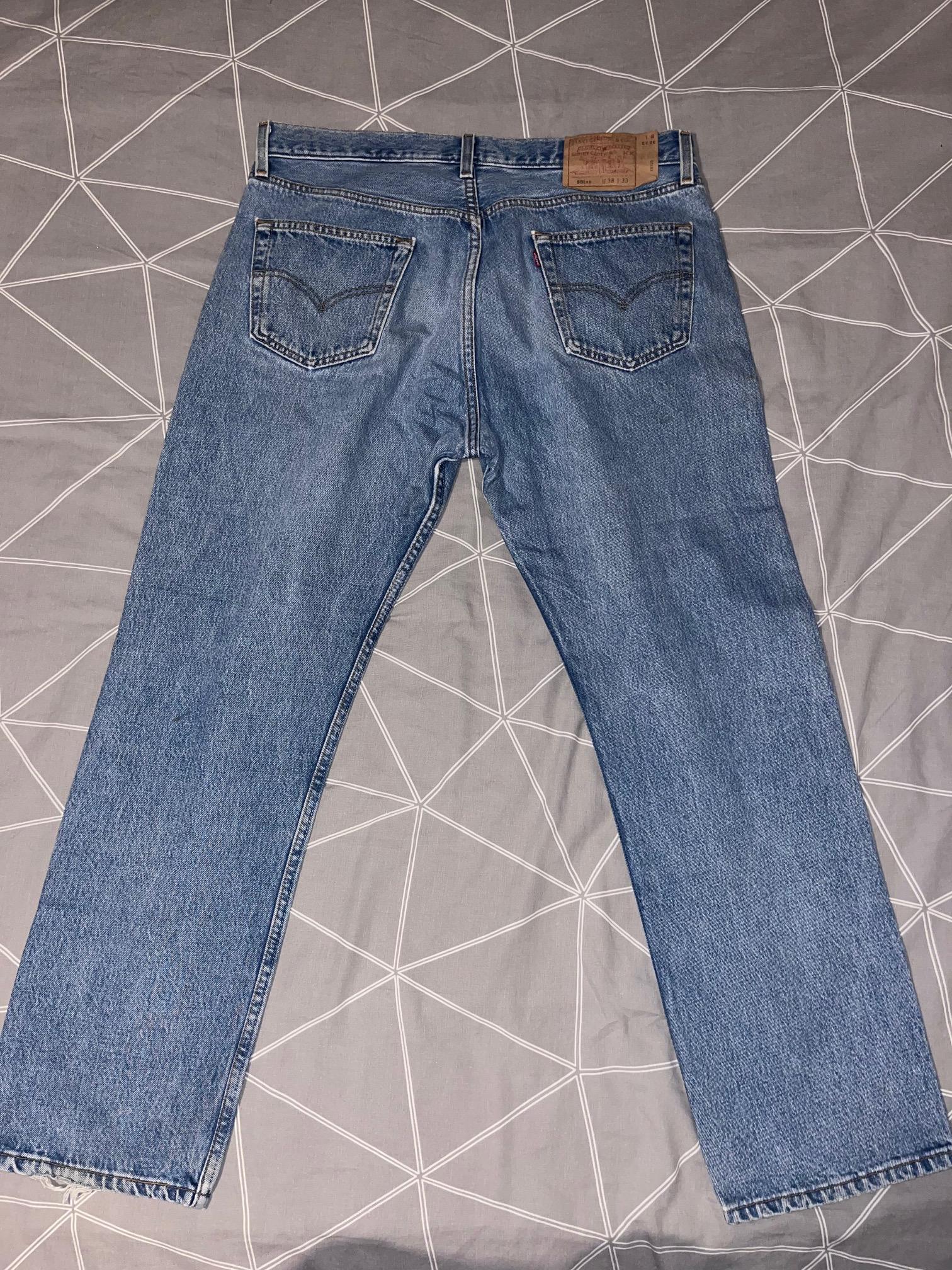Levi's 501XX Jeans Made in USA – Blue Denim – W38 L33 – Authentic