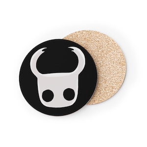 Hollow Knight Coaster Set, Gaming Coasters, Drink Coaster, Desk Accessories, Game Room Decor, Gift for Gamers