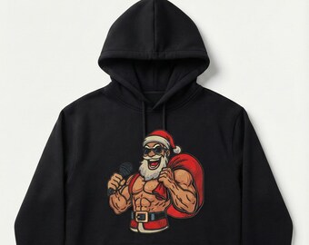 Weihnachten Weihnachtsmann Stickmuster | Geschenk für Männer | Festlicher Winter Urlaub | Maschinendatei