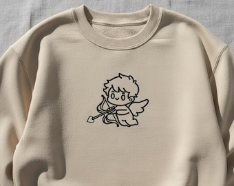 Süßer Amor Engel für die Stickmaschine | Valentinstag Liebe Engel | Baby & Kids Stickdatei