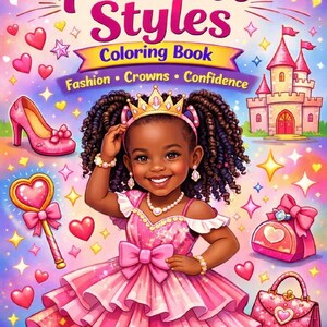 Princess Styles Coloring Book