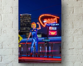 Tulsa Rosie the Riveter No. 1, Route 66 Wall Art