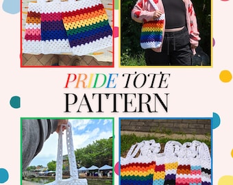 Pride Tragetasche - Häkelmuster