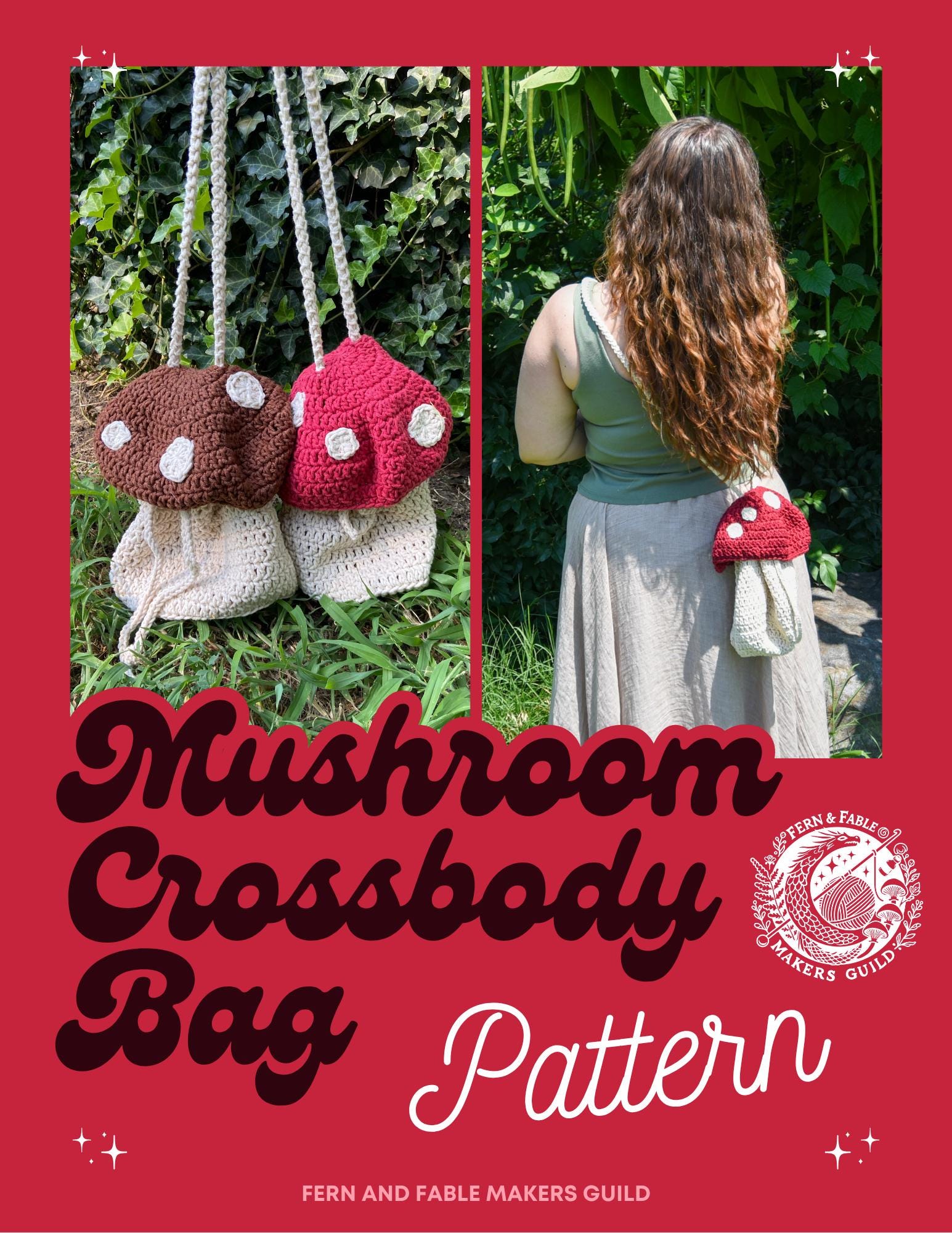 Mushroom Bag - Crochet Pattern