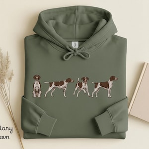 German Shorthaired Pointer Hoodie, GSP Graphic Sweatshirt, German Shorthaired Pointer Gift, Gift for GSP Mom, Dog Dad Gift, GSP Sweater