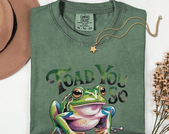 Comfort Colors Sarcastic Frog T-Shirt, Funny Sayings Frog Shirt, Frog Lover Gift, Frog Meme Gift, Humorous Tee Gift