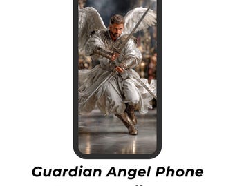 Guardian Angel Phone Wallpaper | Faith-Inspired Digital Download | Christian Background | Instant Download | Phone Lock Screen