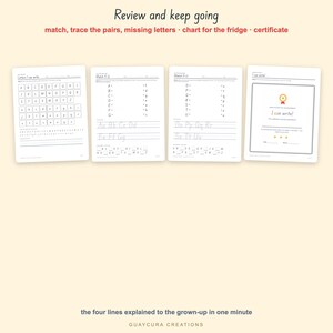 Alphabet Tracing Worksheets | Uppercase & Lowercase Letter Tracing PDF, A–Z Preschool Handwriting Practice, 61 Pages, Letter + A4 image 3