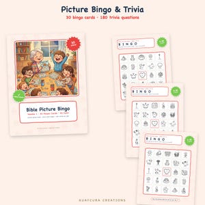 Sunday School Activities | Mega Bible Activity Bundle for Kids, 560+ Pages of Games, Printable PDF Instant Download image 5